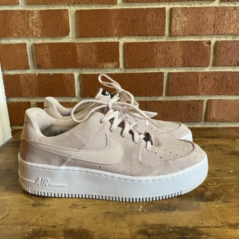 Nike Air Force 1 Sage Low "Particle Beige/Phantom" Women's US Sz 9 AR5339-604